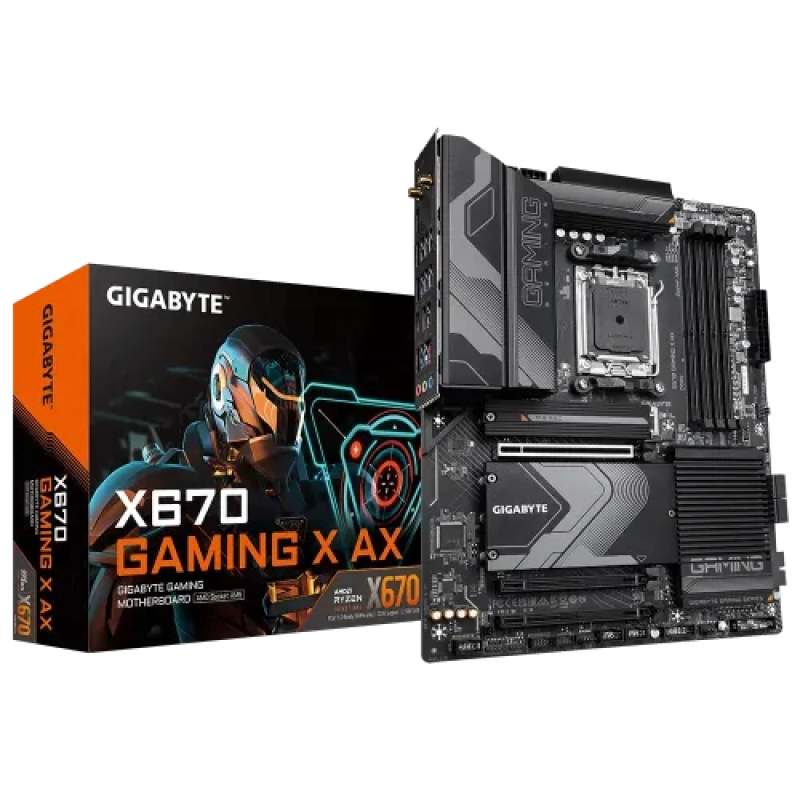GIGABYTE X670 GAMING X AX DDR5 AMD AM5 ATX Motherboard